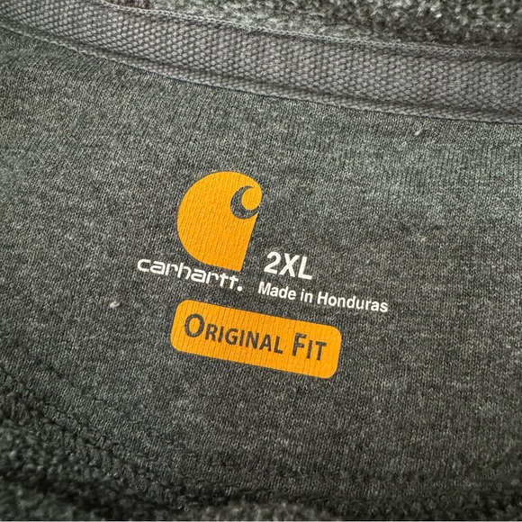 Men’s Carhartt Pullover Hooded Sweatshirt Size 2XL - Picture 4 of 4